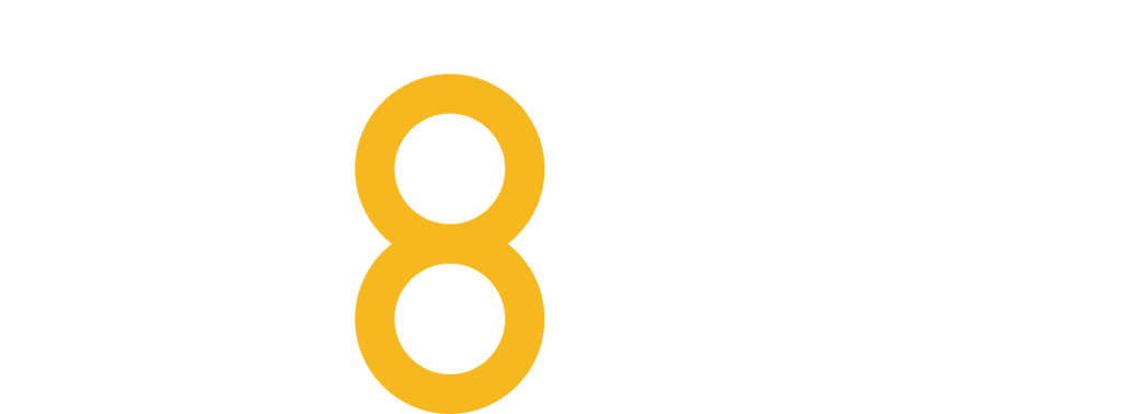 The Aligned state white yellow logo
