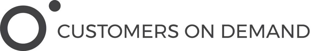 Grey Customer on Demand Logo